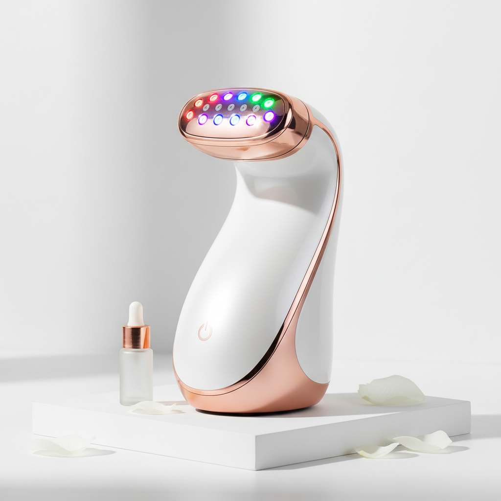 EMS Face & Neck Lifting Massager – LED Photon Therapy Device