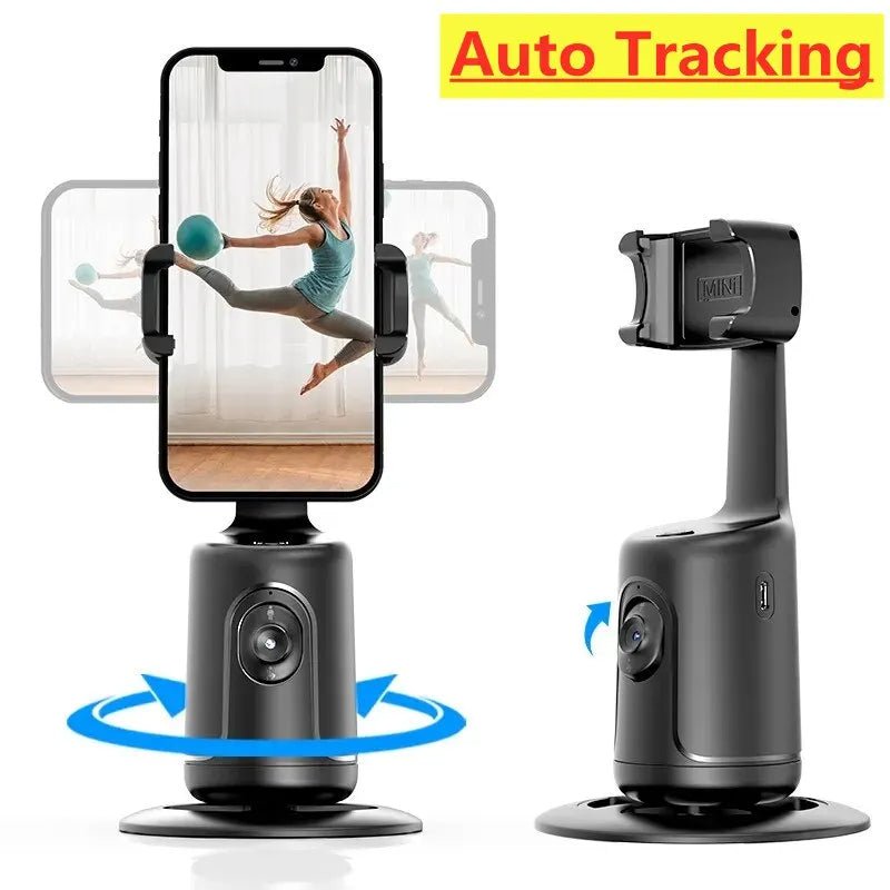360° AI Face Tracking Gimbal — Auto Phone Holder for TikTok, Vlog & Live Streaming - wearehere.com.co