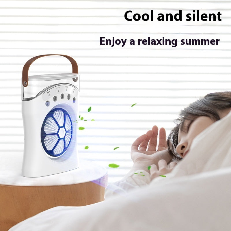 Mini Misting Fan – Portable Water Spray Humidifier Fan for Hot Weather