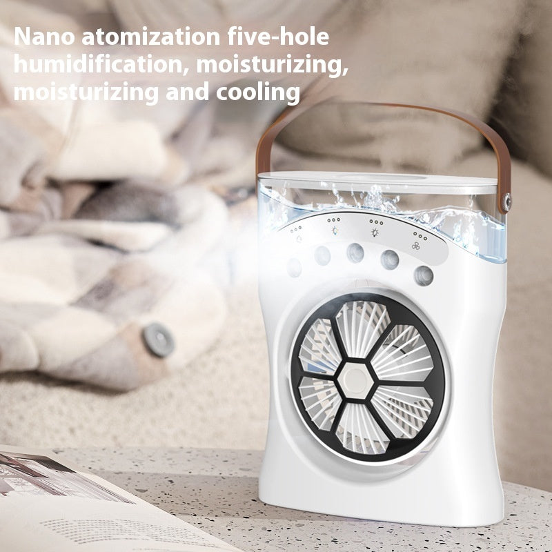Mini Misting Fan – Portable Water Spray Humidifier Fan for Hot Weather
