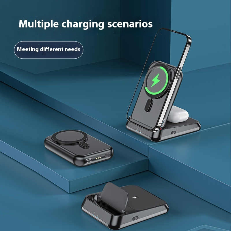 Compact Magnetic Wireless Power Bank – Ultra-Thin Portable Charger