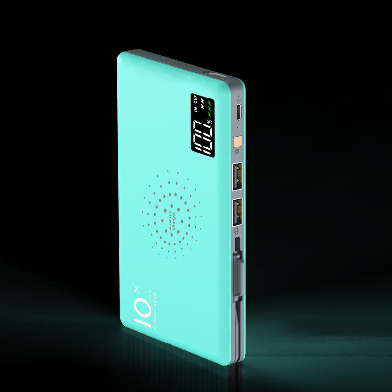 10000mAh Wireless Power Bank – Digital Display Portable Charger