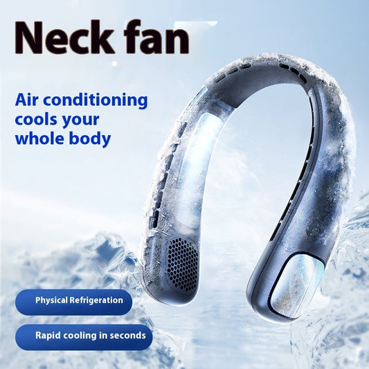 Portable Neck Fan – Ultra-Quiet USB Rechargeable with Long Battery Life