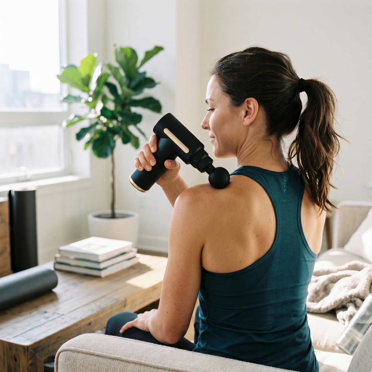 Muscle Massage Gun – Cordless Deep Tissue Percussion Massager