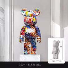 Bearbrick 400% Violent Bear Electroplating Series Doll – 35cm