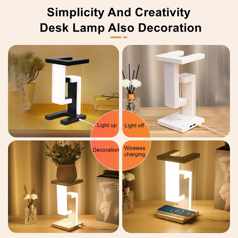Novelty Floating Lamp with 10W Wireless Charger