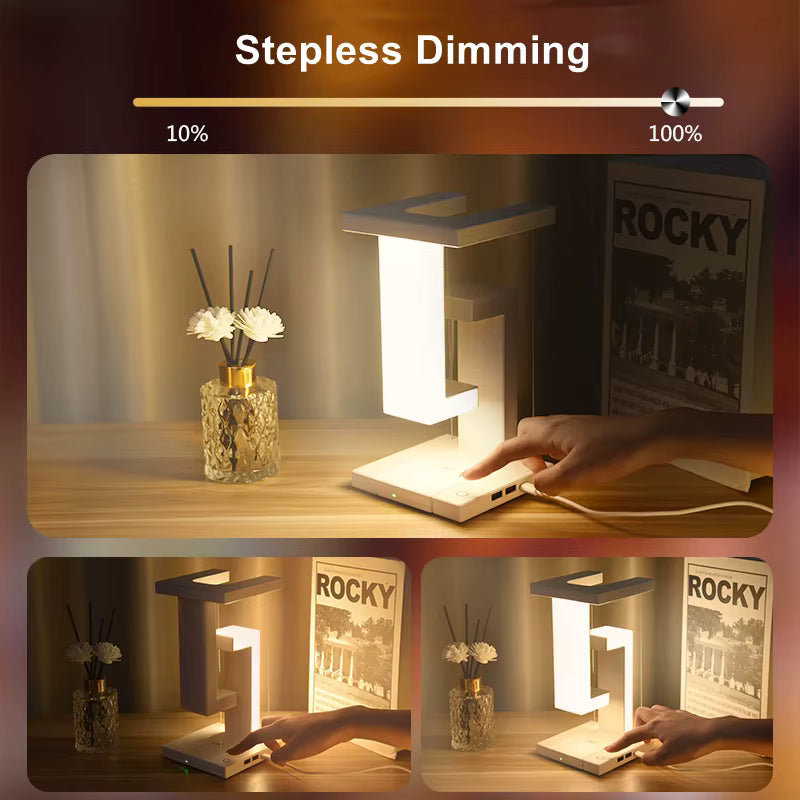 Novelty Floating Lamp with 10W Wireless Charger