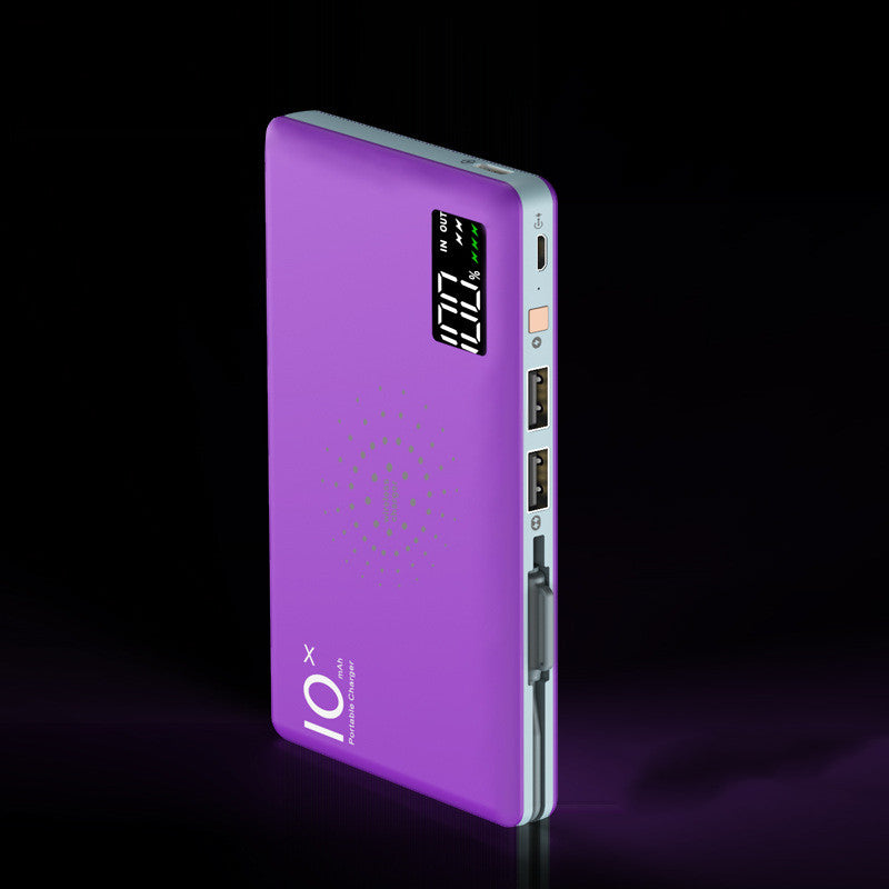 10000mAh Wireless Power Bank – Digital Display Portable Charger