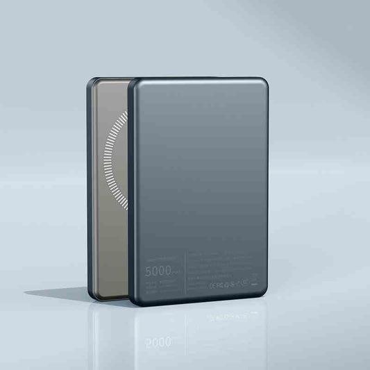 Ultra-Thin Magnetic Power Bank – Large Capacity Portable Charger