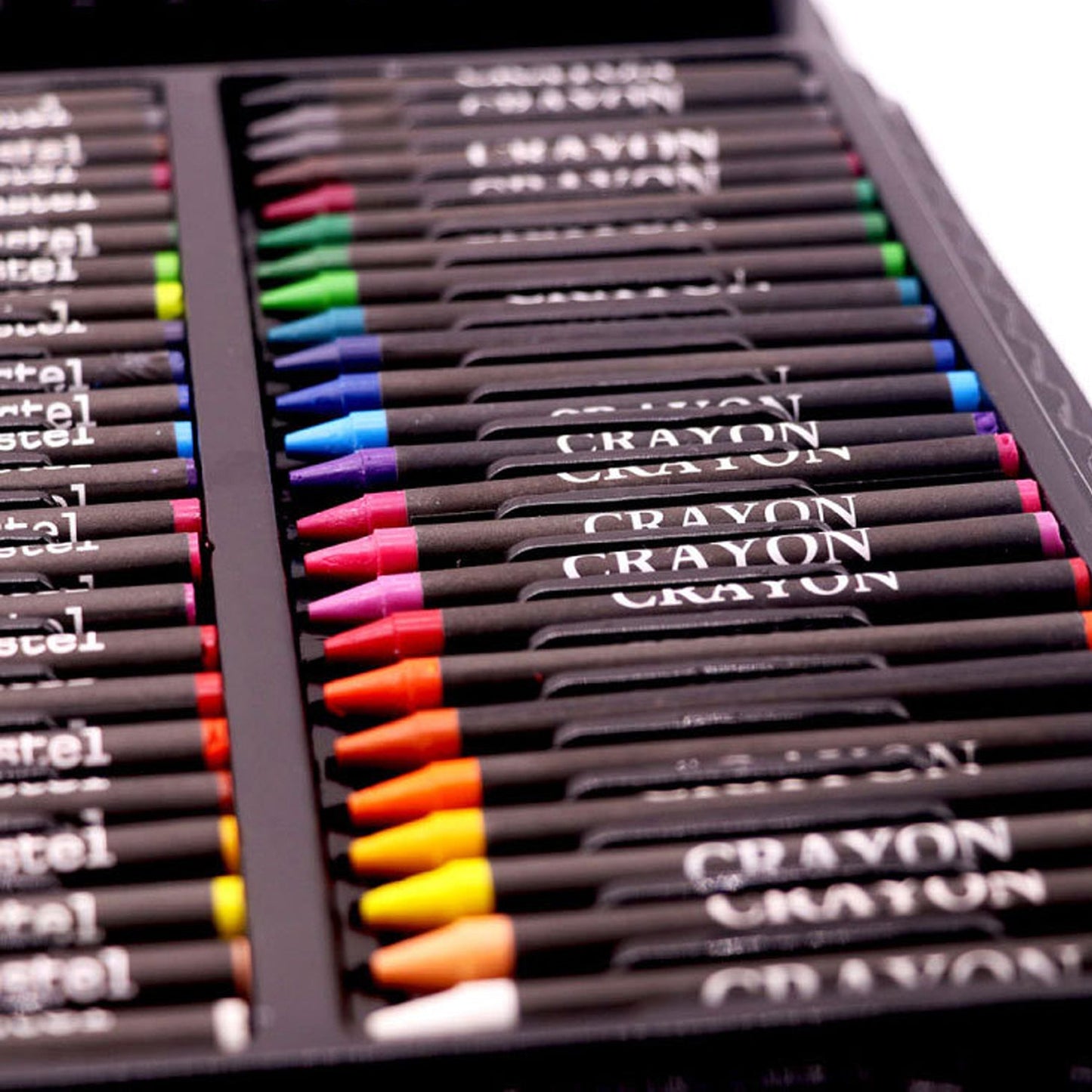 Art Painting Set — Brushes, Oil Pastels & Watercolor Pens for School & Home - wearehere.com.co