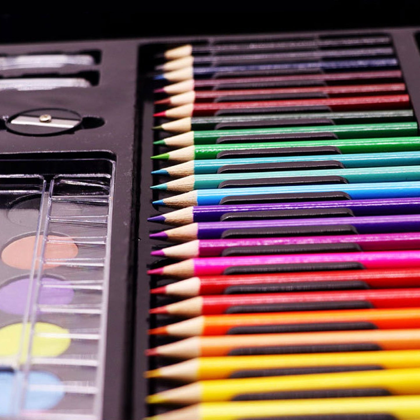 Art Painting Set — Brushes, Oil Pastels & Watercolor Pens for School & Home - wearehere.com.co