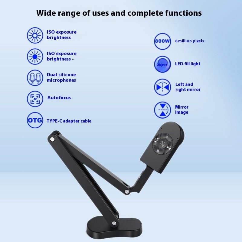 Autofocus USB Webcam | HD Camera for Streaming, Zoom & Content Creation - wearehere.com.co
