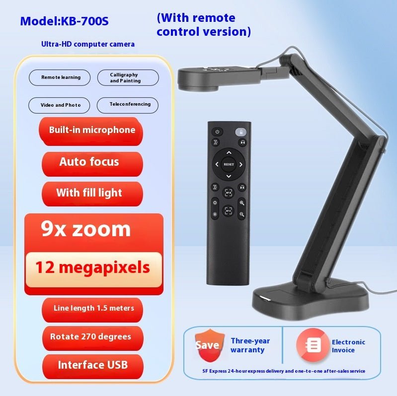 Autofocus USB Webcam | HD Camera for Streaming, Zoom & Content Creation - wearehere.com.co