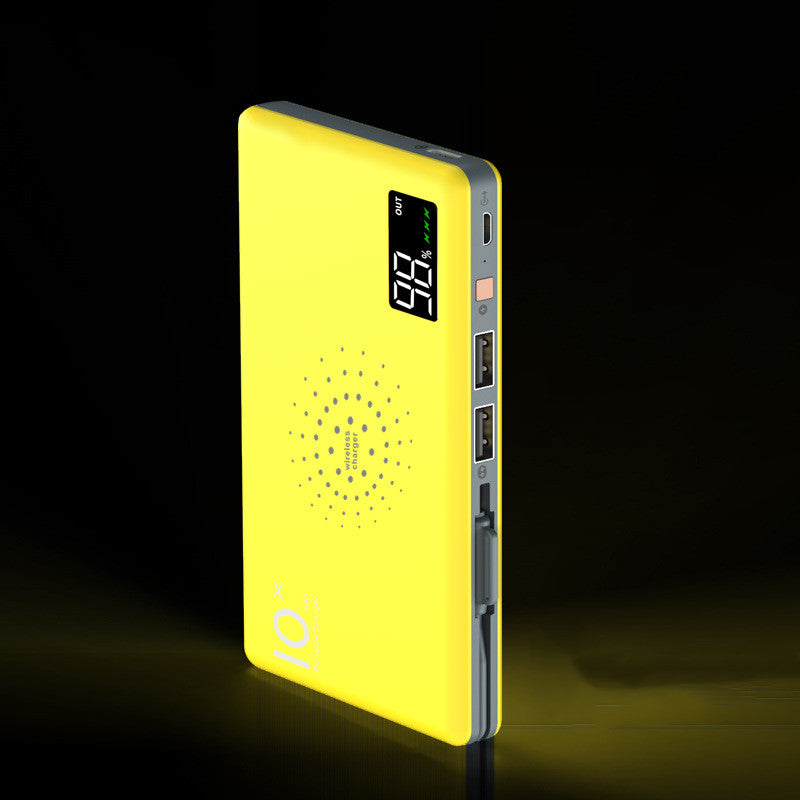 10000mAh Wireless Power Bank – Digital Display Portable Charger