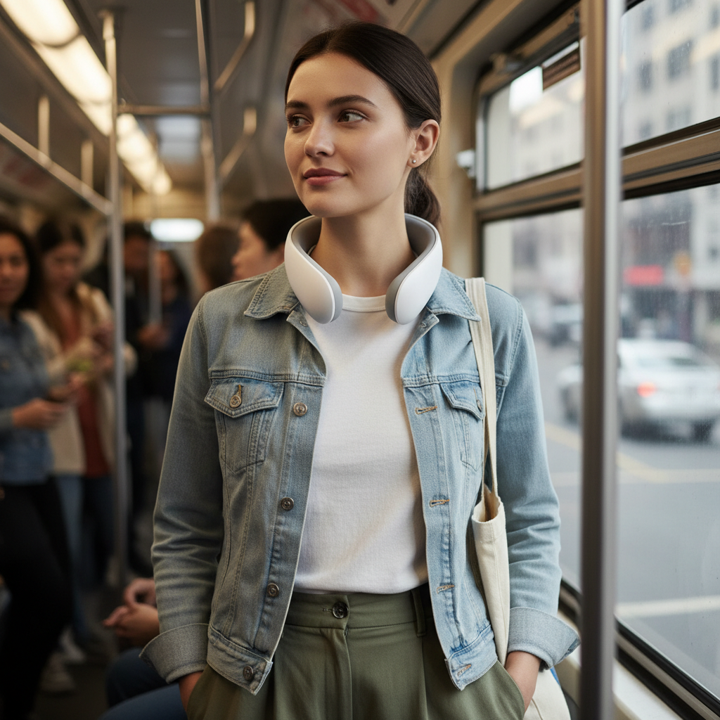 Commute lifestyle – Portable Neck Fan