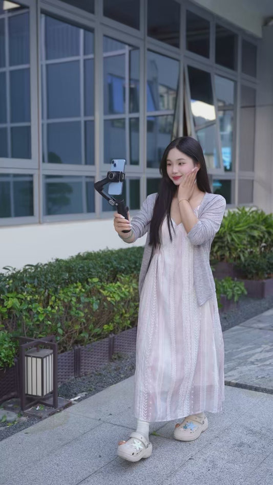 360° AI Face Tracking Gimbal — Auto Phone Holder for TikTok, Vlog & Live Streaming