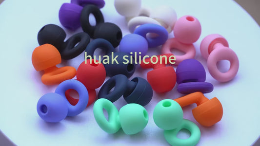 Huak Silicone Hearing Protection Earplugs – Sleep, Swim, Travel & Concert